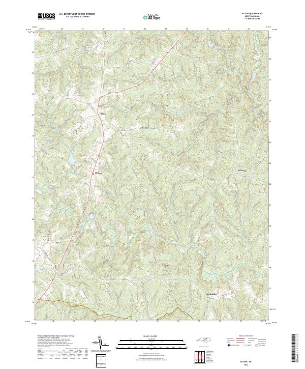 USGS Topographic Map – Afton