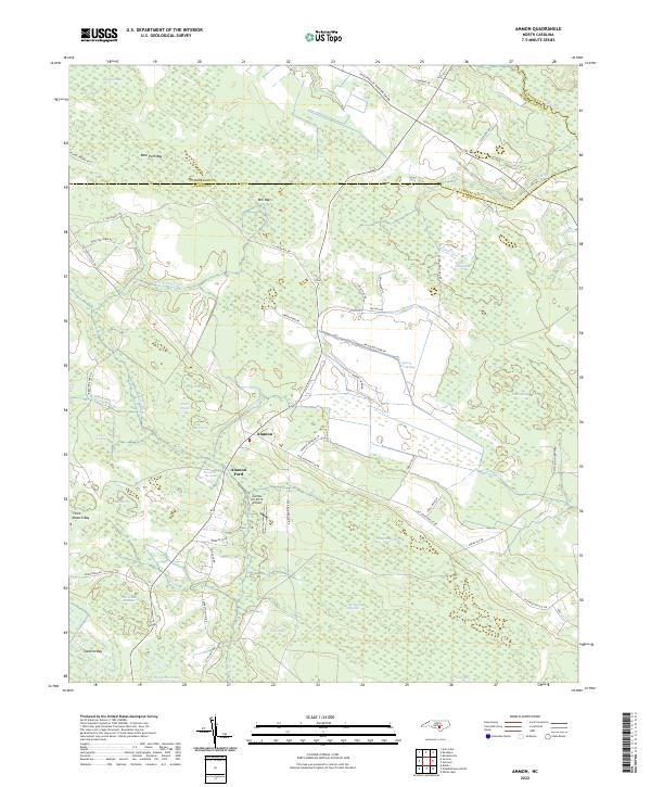 USGS Topographic Map – Ammon