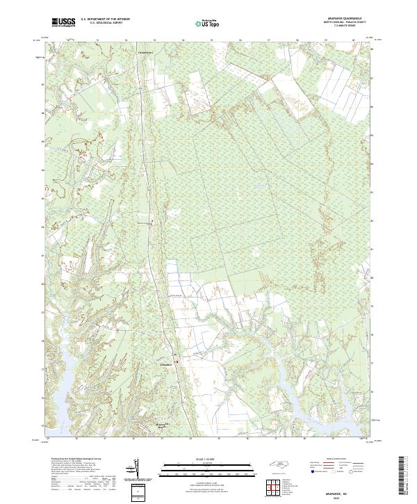 USGS Topographic Map – Arapahoe