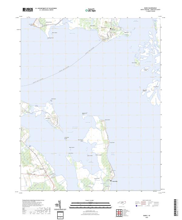 USGS Topographic Map – Barco
