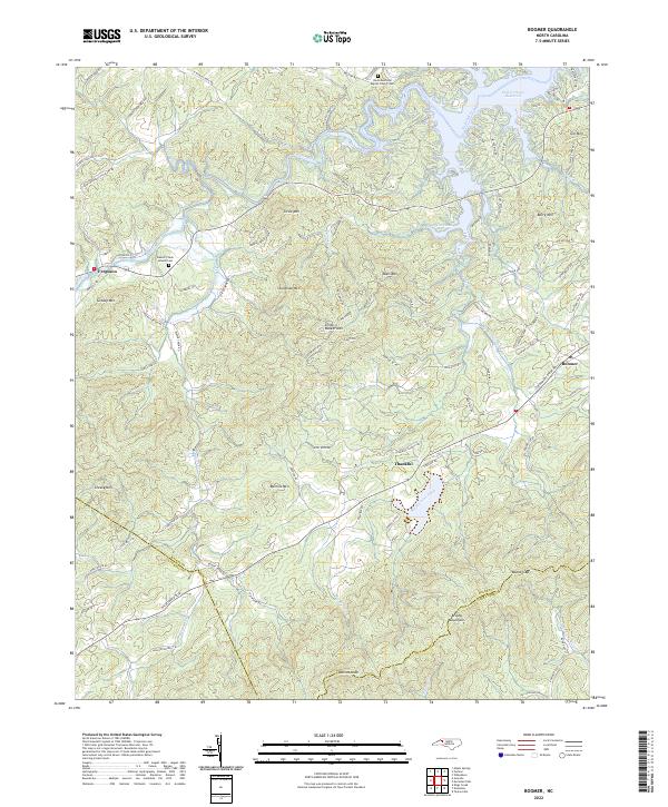 USGS Topographic Map – Boomer