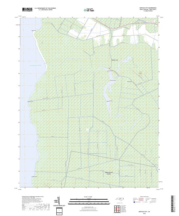 USGS Topographic Map – Buffalo City