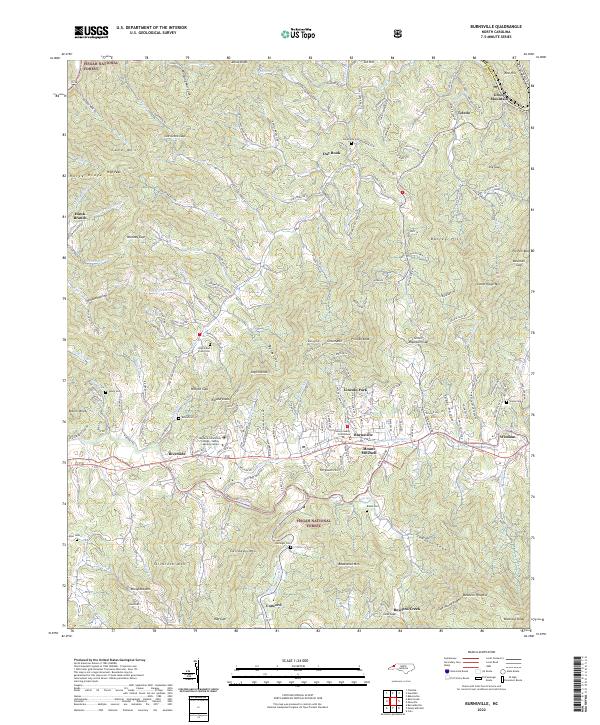 USGS Topographic Map – Burnsville