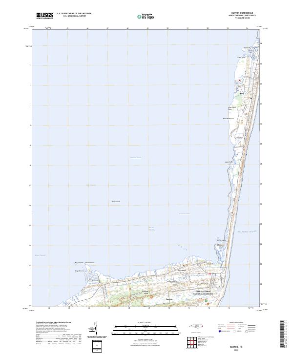 USGS Topographic Map – Buxton