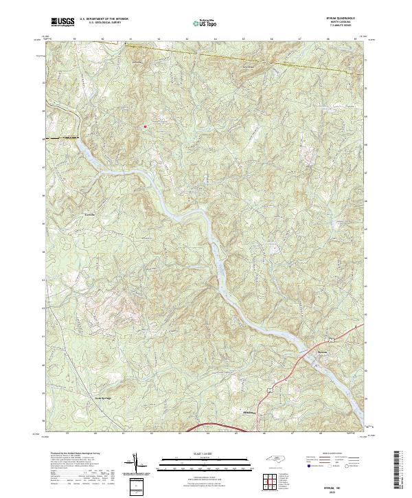 USGS Topographic Map – Bynum