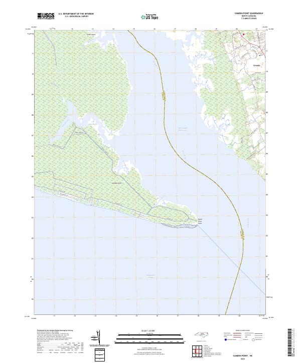 USGS Topographic Map – Camden Point
