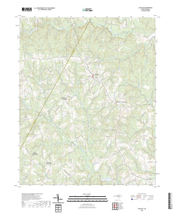 USGS Topographic Map – Castalia