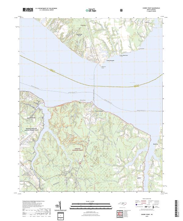 USGS Topographic Map – Cherry Point