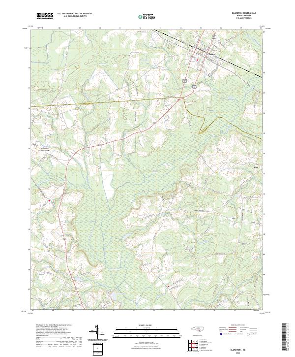 USGS Topographic Map – Clarkton