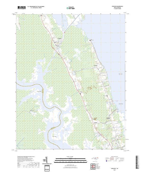 USGS Topographic Map – Coinjock