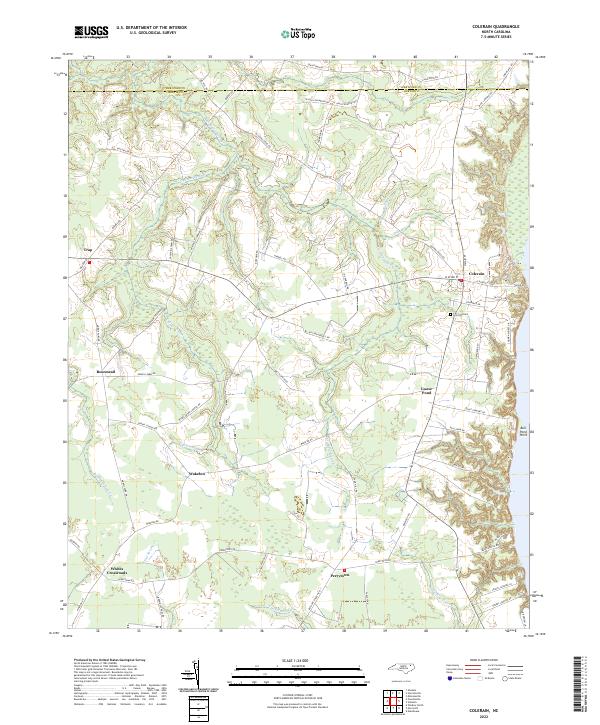 USGS Topographic Map – Colerain