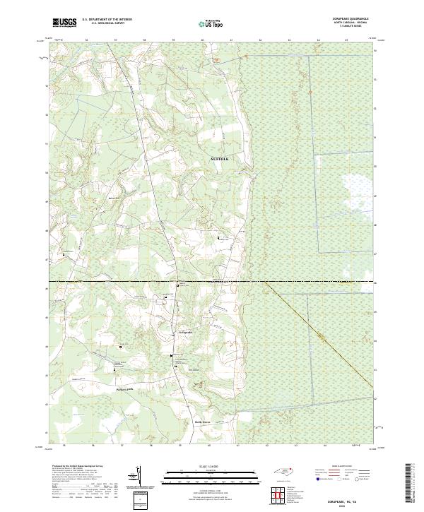 USGS Topographic Map – Corapeake