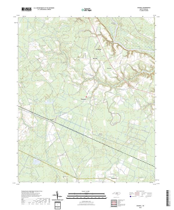 USGS Topographic Map – Council
