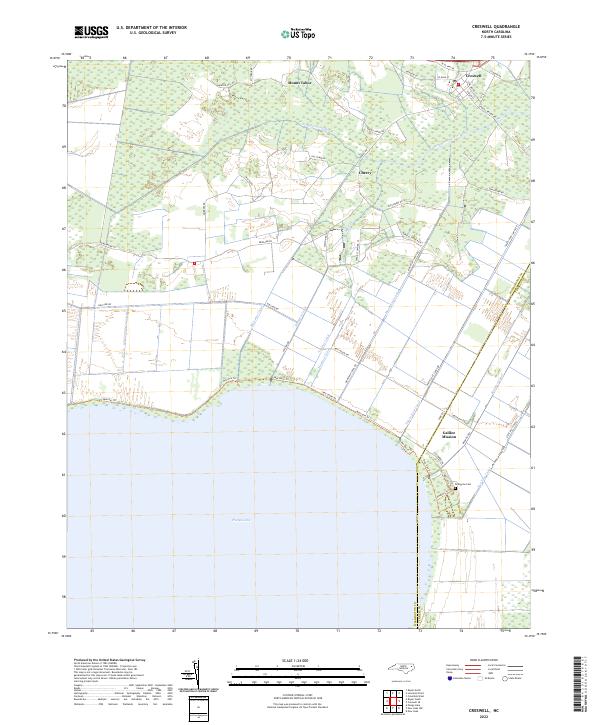 USGS Topographic Map – Creswell