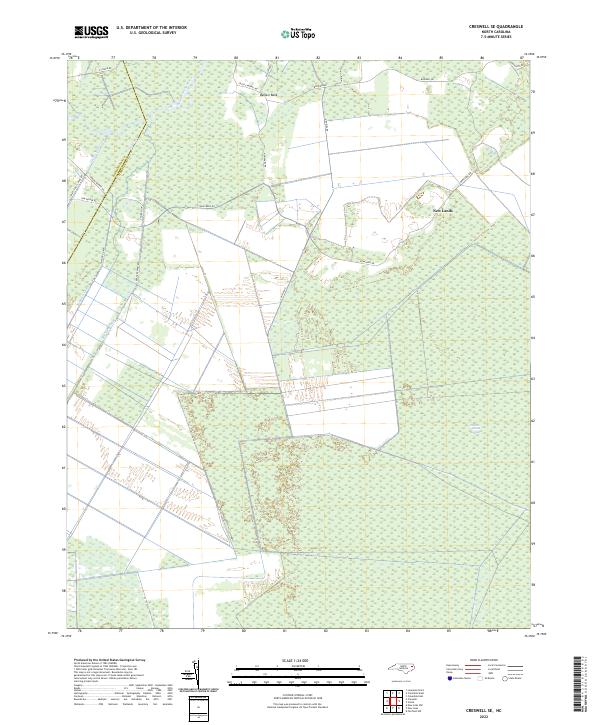 USGS Topographic Map – Creswell SE