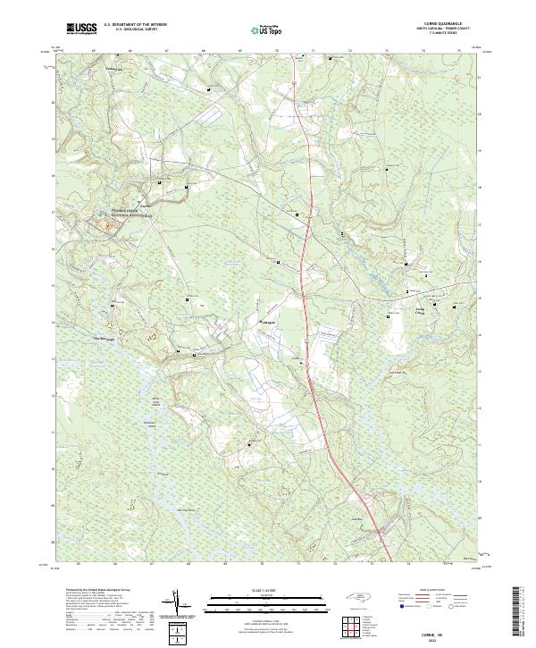 USGS Topographic Map – Currie