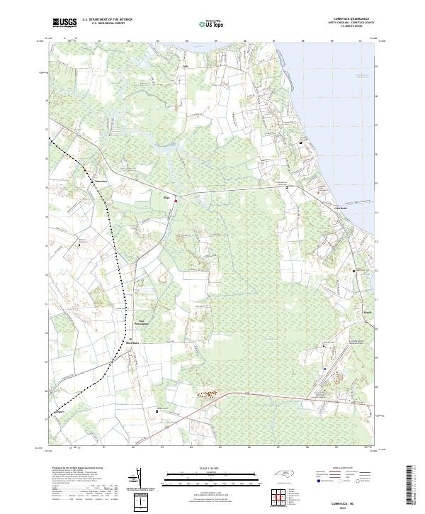 USGS Topographic Map – Currituck