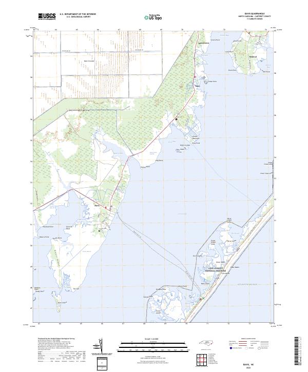 USGS Topographic Map – Davis