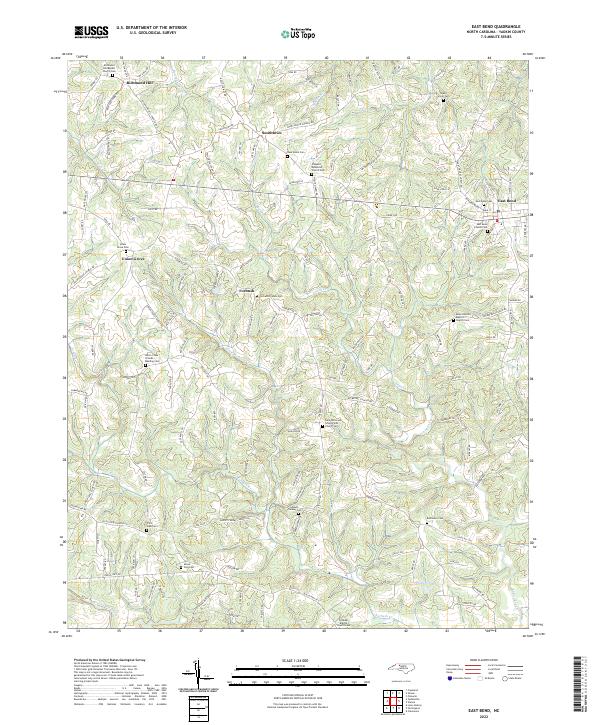 USGS Topographic Map – East Bend