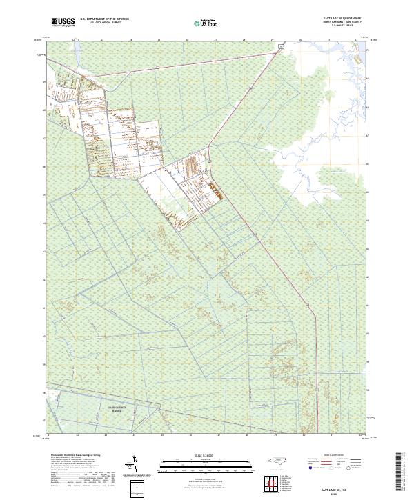 USGS Topographic Map – East Lake SE