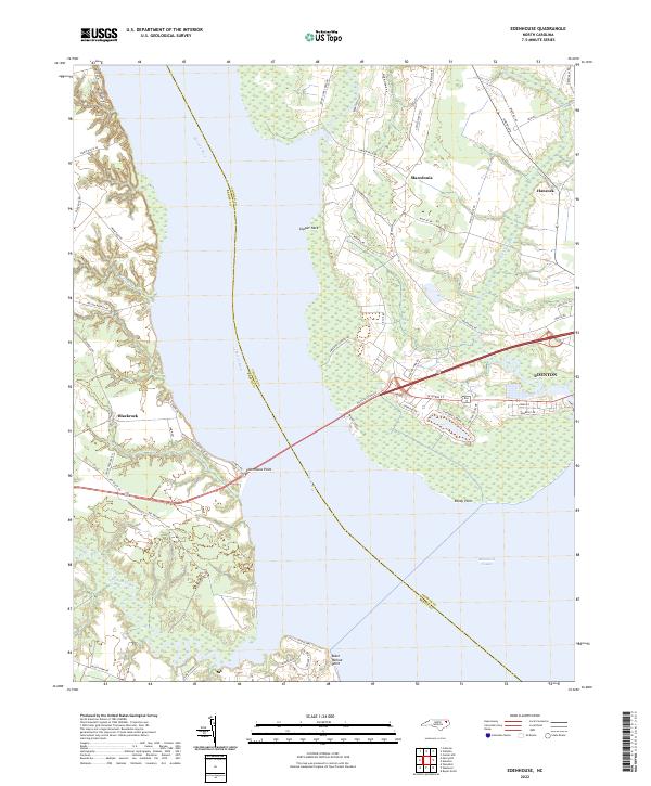 USGS Topographic Map – Edenhouse