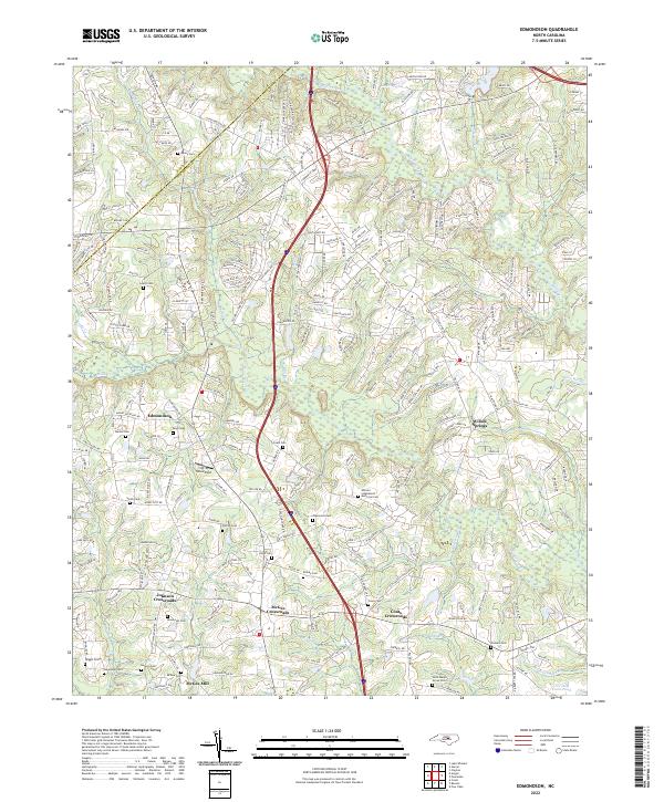 USGS Topographic Map – Edmondson