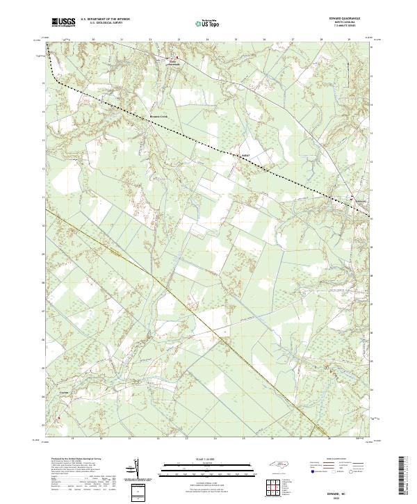 USGS Topographic Map – Edward