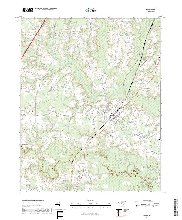 USGS Topographic Map – Enfield