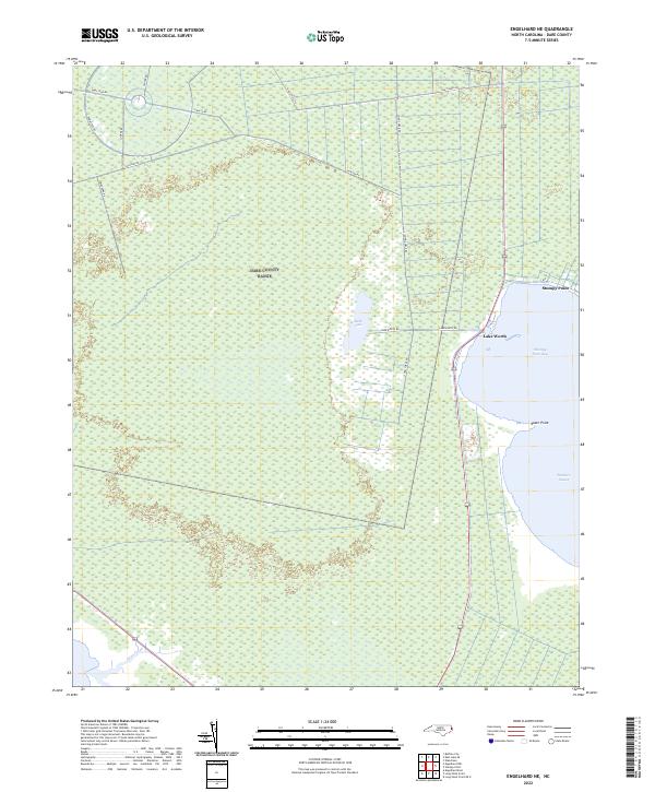 USGS Topographic Map – Engelhard NE