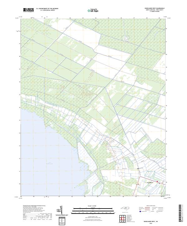 USGS Topographic Map – Engelhard West