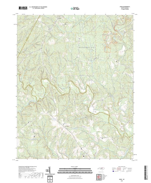 USGS Topographic Map – Essex
