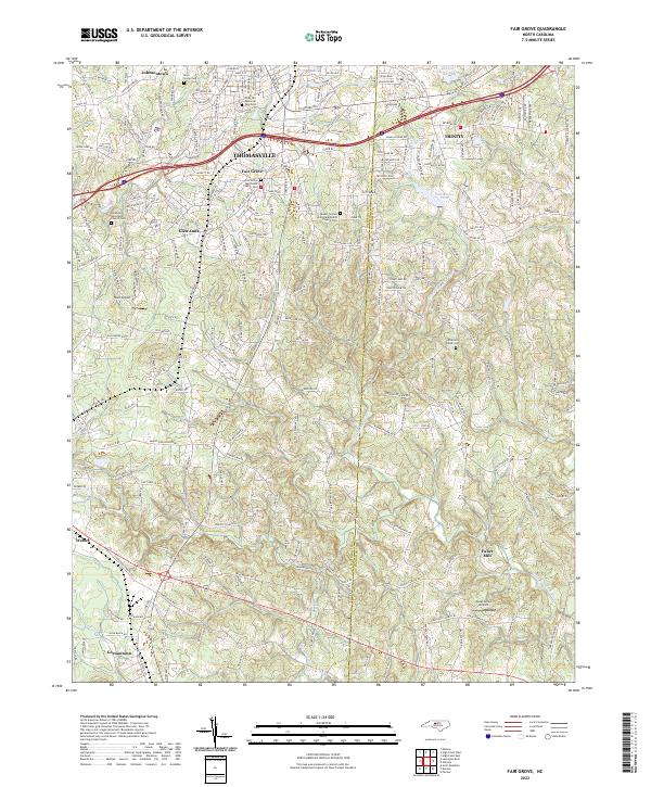 USGS Topographic Map – Fair Grove
