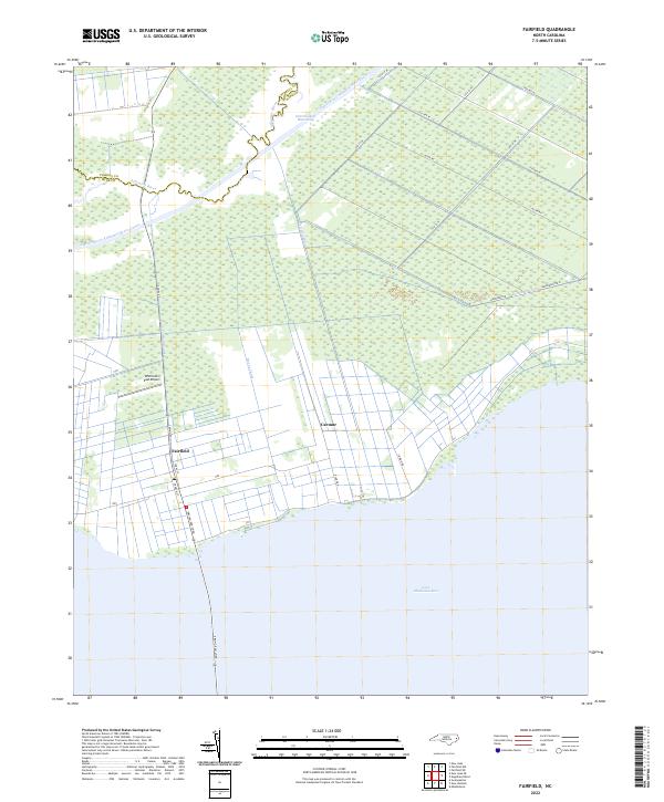 USGS Topographic Map – Fairfield