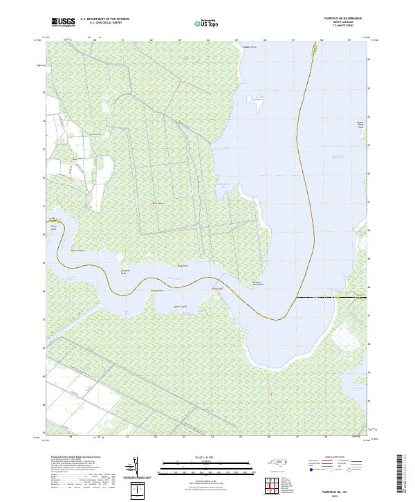 USGS Topographic Map – Fairfield NE