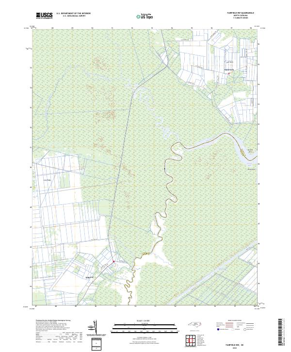 USGS Topographic Map – Fairfield NW