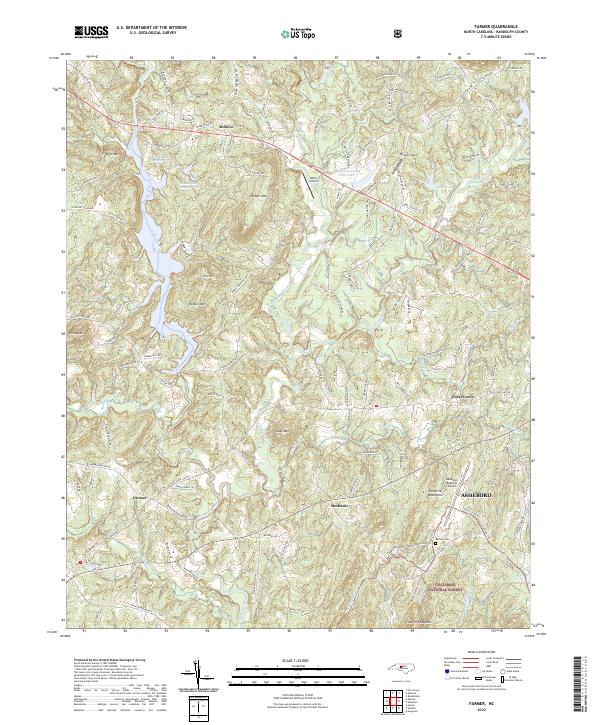 USGS Topographic Map – Farmer