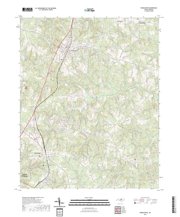USGS Topographic Map – Franklinton