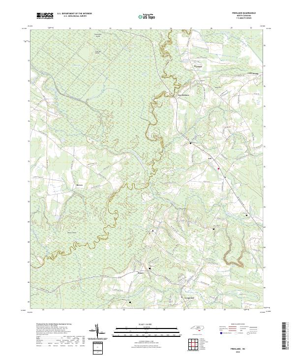 USGS Topographic Map – Freeland