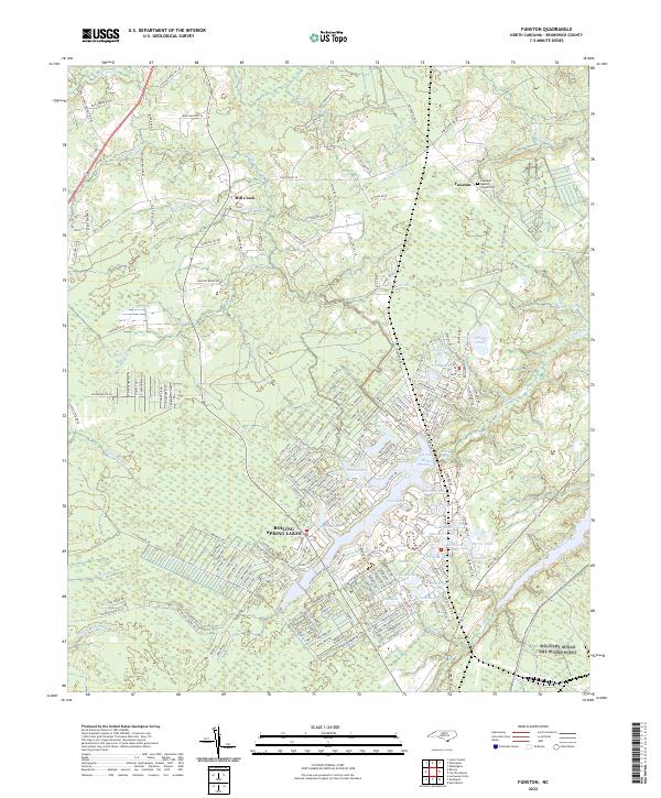 USGS Topographic Map – Funston