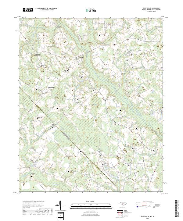 USGS Topographic Map – Gaddysville
