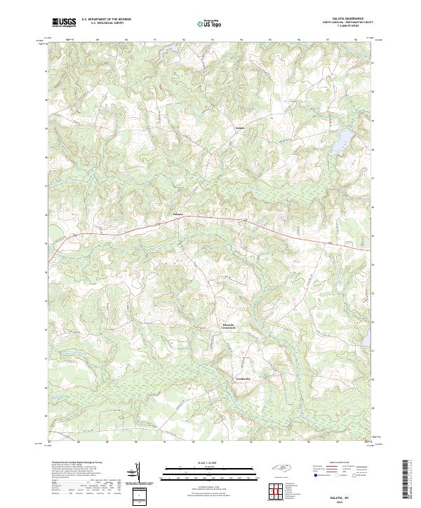 USGS Topographic Map – Galatia