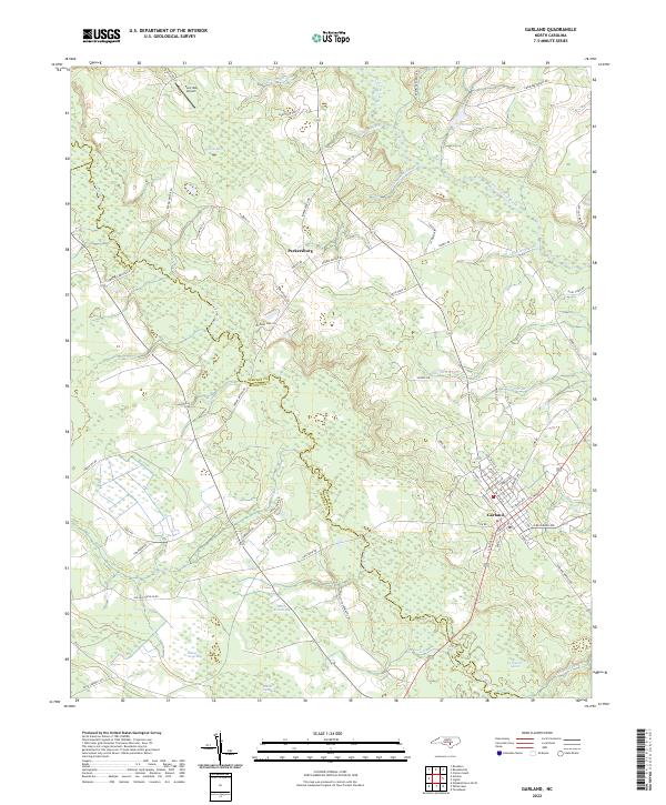 USGS Topographic Map – Garland
