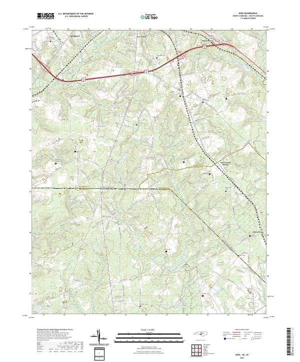 USGS Topographic Map – Ghio