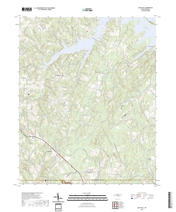USGS Topographic Map – Gold Hill