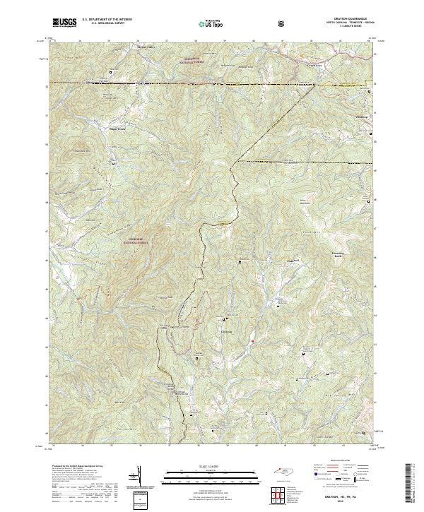 USGS Topographic Map – Grayson