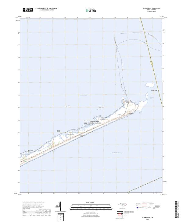 USGS Topographic Map – Green Island