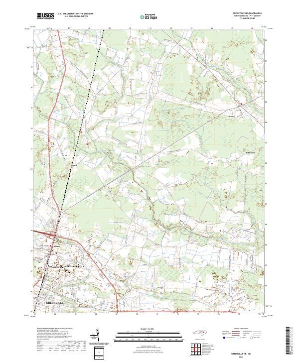 USGS Topographic Map – Greenville NE