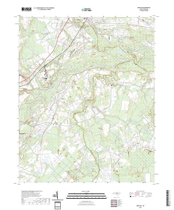 USGS Topographic Map – Grifton