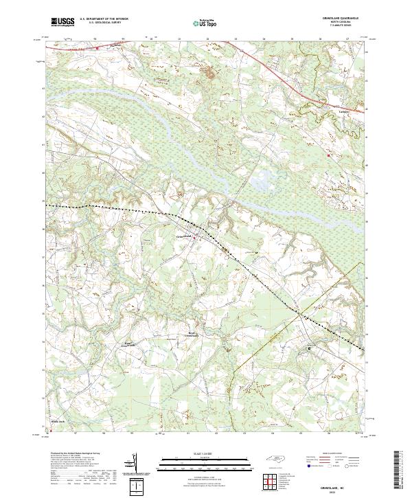 USGS Topographic Map – Grimesland