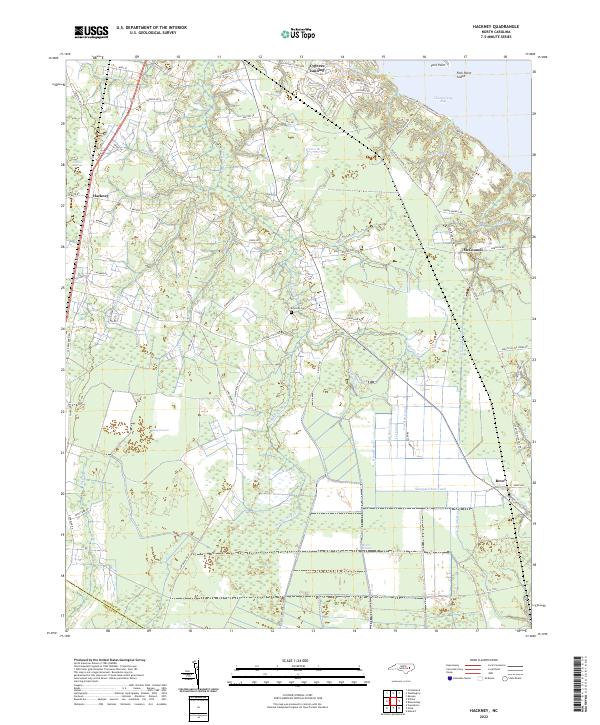 USGS Topographic Map – Hackney